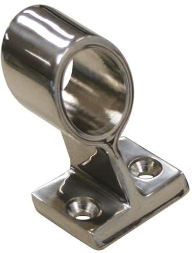 Reling Handlaufstütze für Rundrohr Ø 22 mm Edelstahl V4A 1 Stück A4 AISI 316 Boot Reling AISI316 Bimini