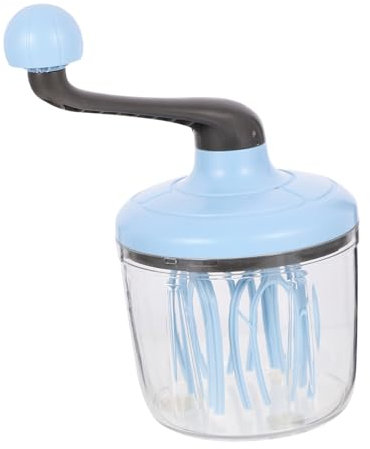 NAMOARLY Fouet à Œufs Manuel Mélangeur à Crème Batteur Rotatif à Manivelle Pour Œufs Et Préparations Culinaires