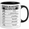 Aktien Tasse Geschenk Investor ETF Geschenkidee Hobbyinvestor Kleinanleger Kaffee-Becher (Schwarz)