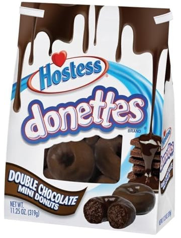 Hostess Donettes Mini Donuts Double Chocolate 305g inkl. Steam-Time ThankYou