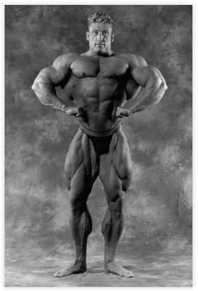 doegka Poster auf Leinwand, Motiv: Mr. Olympia Dorian Yates, Bodybuilder, Schlafzimmer, Dekoration, Landschaft, Büro, Raumdekoration, Geschenk, 20 x 30 cm