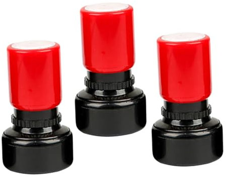 GETAJGHSD 3 Stück Kinder Uhr Stempel Für Lehrer Uhrenerkennungsspielzeug Selbstfärbende Uhrenstempel Für Kinder Praktisches Design Für Unterricht Und Spiele Partyspielzeug Zur Uhrzeit