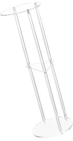 Tragbarer Runder Tisch Aus 3-lagigem Acryl Für Moderne Heimdekoration Einfach Zu Bedienen Und Platzsparend Zu Organisieren