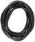 TOP-VIGOR Tubo per olio lubrificante, 4 mm x 6 mm x 3 m, tubo in gomma per irrigazione, piccole attrezzature, per esterni, giardino, colore nero