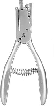 Tailors Punching Pliers | Garment Pattern Hole Marker | Sewing Punch Tool for Clothes/Leather/Fabric | Ergonomic Design with Spring, Alloy Steel