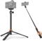 NEEWER 59 Selfie Stick Tripod Compatible with iPhone DLSR Canon Sony Camera, Small Metal Portable Travel Desk Stand with 360° Ball Head Cell Phone Holder Mount for Video Recording Filming, TS04