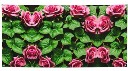Vielseitiges Party-Banner mit Rosen-Efeu mit Blättern, Frühlingsdruck, beste Banner für Veranstaltungen, Geburtstagsparty-Dekorationen