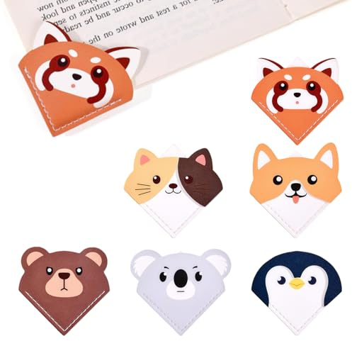 LuminaVerde Lesezeichen Set,6 Stück Lesezeichen Kinder, Buch Zubehör Mitbringsel, Buchliebhaber Geschenke Für Leseratten Frauen