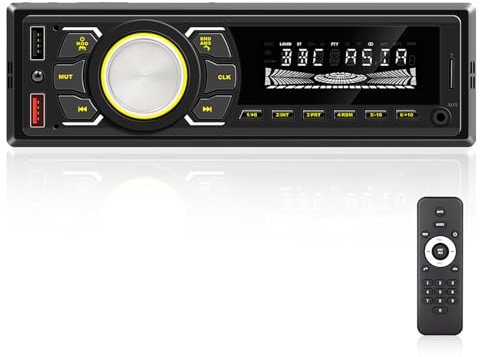 ESSGOO DAB+ 1DIN Autoradio mit Bluetooth RDS AM FM MP3 2X USB SD AUX Freisprecheinrichtung