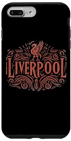 Liverpool England Ornate Aged Red Print Case for iPhone 7 Plus/8 Plus