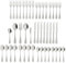 Oneida Satin Sand Dune Flatware, 45 Piece, Multi