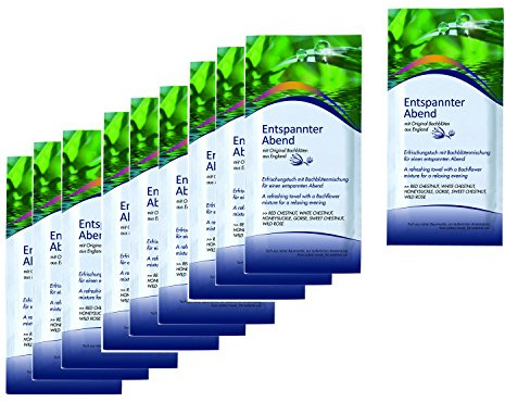 Coolike 10 einzeln verpackte Erfrischungstücher mit Rose Aroma aus reiner Baumwolle: Entspannter Abend, 10 Stück