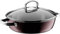 WMF Fusiontec Mineral Schmorpfanne 28 cm Induktion, Bräter mit Glasdeckel, Schmortopf 4,1l, hoher Rand, High-Tech Keramik, kratzfest, dunkelrot