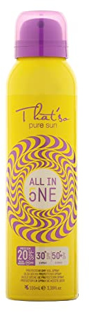Sonnenschutzspray, That'so All in One baubares Trockenöl, LSF 20, 30 und 50, wasserfest, 100 ml