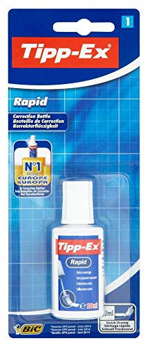 Tipp-Ex 2 x Rapid 20 ml Korrekturflasche, 1 Packung