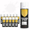 Pintura Spray 400ml para Metal/Madera/Plástico (Blanco Satinado, 400 ml (Paquete de 12)