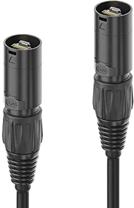 PureLink 100m Cat.6a Patchkabel auf Kabeltrommel, Neutrik RJ45, S/FTP, LSZH, schwarz