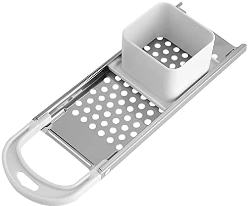 LATRAT Stainless Steel Spätzle Grater, Spätzle Slicer with Safety Slider and Comfort Handle, Manual Pasta Machine Kitchen Additives for Homemade Spätzle and Pasta