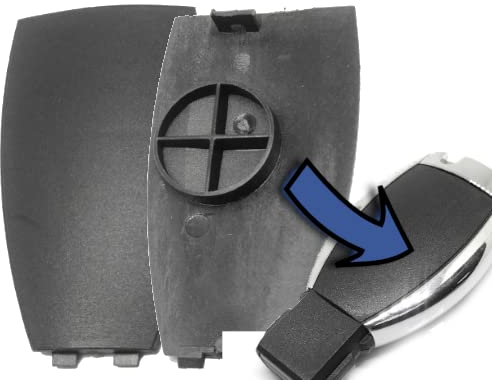 Batterie Deckel geeignet für Mercedes Schlüssel W201 W202 W203 W204 W245 W220 Abdeckung Kappe