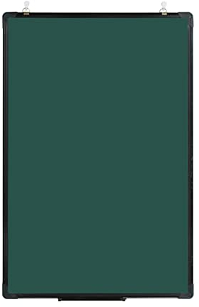 Grüne Kreidetafel, Vertikale Wandbehang, Gerahmte Magnetische Tafel Für Zuhause, Schule, Büro (Size : 90x60cm)