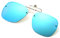 Long Keeper Polarisierte Sonnenbrille Clip für Brillenträger - Aufsatz Zum Aufstecken Auf Brille für Damen Herren, 56mm