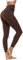 Persit Sporthose Damen, Sport Leggings High Waist Yogahose Gym Leggins Sportleggins Lange (34, Wildbraun, Herstellergröße: XS)