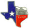 Mad Mags Magnet in Texas-Form, magnetische Dekoration für Kühlschrank oder Schrank, Souvenir oder Andenken, 6,3 x 6,3 cm, 180699