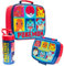 Pokémon Ensemble de Sac Isotherme Enfant avec Lunch Box et Gourde - Cadeau Enfants (Rouge/Bleu)