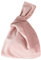 Anopo Kleiner Samt Handgelenkstasche für Damen Elegante Clutch Abendtasche Handtasche Tote Bag Rosa
