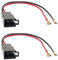 JUST SOUND best choice for caraudio Lautsprecheradapter auf DIN kompatibel mit Opel Renault Seat VW Volvo - 2er Set