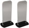 Yosoo Health Gear Acrylic Boxing Glove Holder, 2PCS Vertical Boxing Glove Display Stand Baseball Glove Holder (Black)