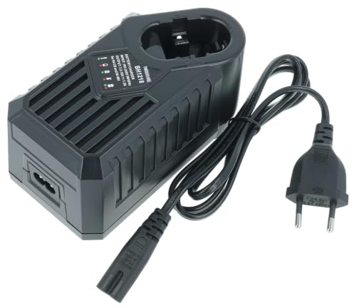 vhbw Ladegerät kompatibel mit Bosch GDR 4 V-LI, HDI 244, IDI 244, PLI 14, PSB 14,4 V-i, H1214N Werkzeug Akkus, 120W, 7,2-18V