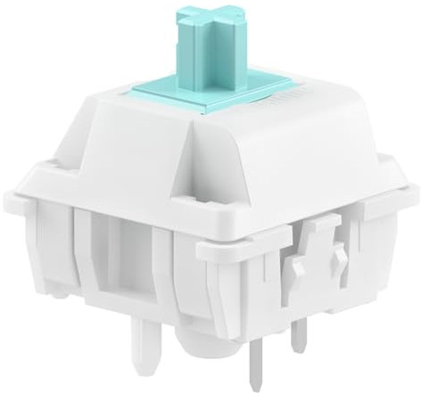 Glorious Gaming 36x Lynx Mechanical Keyboard Switches (Linear) - Fits GMMK 2 / PRO Keyboards & GMMK Numpads, Silky Smooth Press, Fast And Fluid Operation, 43g Actuation, 5-Pin Mount - Lubed