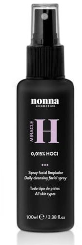 Gesichtsspray mit Hypochlorsäure - Miracle H - Antibakterielles und entzündungshemmendes Gesichtswasser für Haut und Gesicht, Gesichtswasser für kosmetische Anwendung, 100 ml Nonna Cosmetics