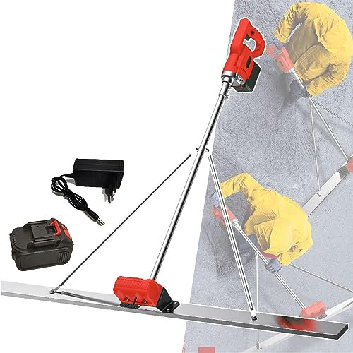 Solado de energía eléctrica para procesamiento de hormigón, 6000 rpm Hoja de 150 cm Solado de superficie de hormigón Estructura fija triangular Herramienta de acabado de hormigón