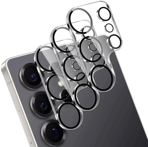 Locofun Kameraschutz für Samsung Galaxy S25 Ultra 5G für Panzerglas, [3 Stück] 9H Härte Panzer Kameras Schutz Folie, Anti-Kratzen Kamera Folie HD Klar Linse Schutzglas-Transparent