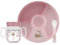 Mepal - Ensemble de vaisselle pour bébé 3 pièces Mio Little Dutch - Comprend une tasse à bec étanche, et une assiette et une cuillère d'entraînement - Va au lave-vaisselle et sans BPA - Fairy Garden