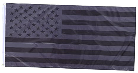 Happyyami 1Stk amerikanische Flagge Außenfahne benutzerdefinierte Flagge Treten Sie nicht auf meine Fahne american flag flagge usa dekorative US-Flagge der US-Flagge Polyester Black