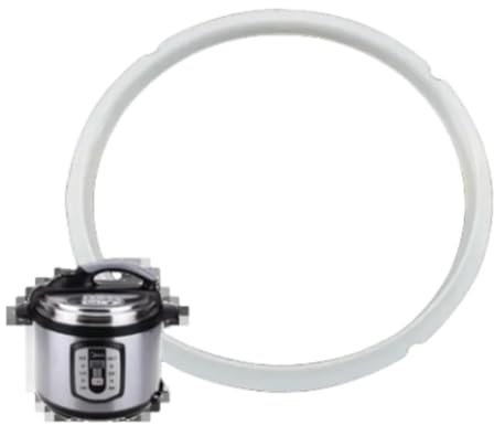 WFGJSK Dichtungsring for Multikocher Und Schnellkochtöpfe – Kompatibel Mit Edmond RMC-PM380/M4504/4507/RMC-M110, Kompatibel Mit Polaris PPC1005AD GMD-Topf, Kompatibel Mit Ollas GM G