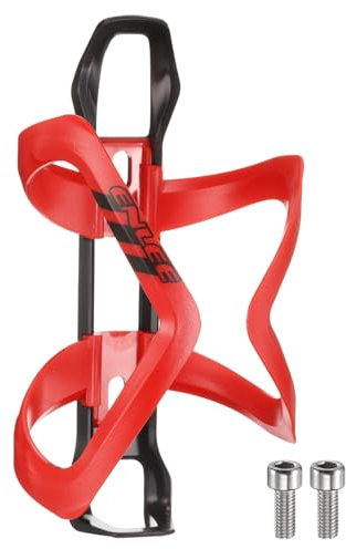 sourcing map Bicycle Water Bottle Holder Adjustment Right Load Bike Bottle Cages Cycling Cup Holder for MTB Road Gravel, Red