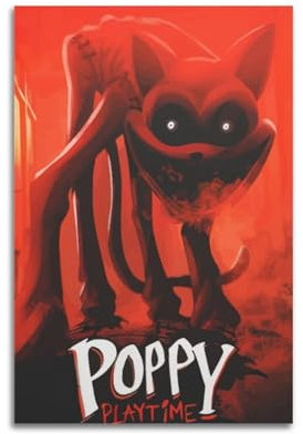 SADRUERE Poppy Playtime Videospiel-Poster, dekorative Malerei, Leinwand, Wandposter und Kunstdruck, moderne Familienschlafzimmer-Dekoration, Poster, 20 x 30 cm