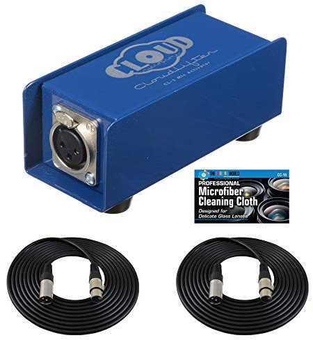 Cloud Microphones Cloudlifter CL-1 Mic Activator + Extra Two (2) XLR Cables Bundle