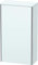 Duravit XSquare Halbhochschrank 50,0x23,6 cm, 1 Tür, Anschlag rechts, 2 Glasfachböden, Farbe (Front/Korpus): Steingrau Seidenmatt Lack - XS1303R9292