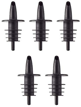 BestPlug Universal Ausgießer Ausschenker Schnappsausgießer, Dosierer, Schwarz