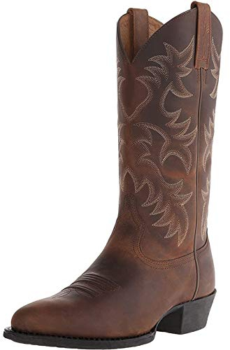 Stivali da Uomo a met脿 Polpaccio Scarpe Vintage in Pelle PU Slip On Uomo Slip On Cowboy Autunno Inverno Chelsea Stivali da Equitazione