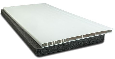 Rollwin Rolladenkastendeckel 160mm Tiefe 1,25m Rolladenkasten Abdeckung Rolladenkasten Dämmung Rollladenkastendeckel