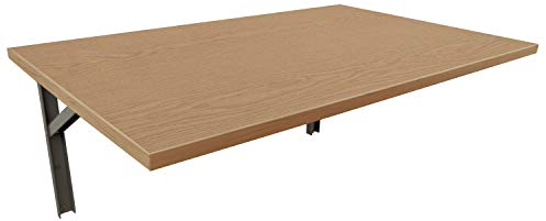 MIKON 100x60 Wandtisch Wandklapptisch Küchentisch Schreibtisch Esstisch Klapptisch Esstisch Wandtisch Küchentisch Schreibtisch Kinderschreibtisch Bartisch Computertisch | Helle Eiche