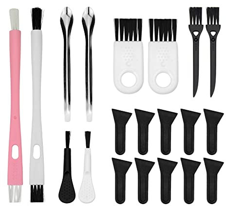 Brushes Scrapers Spoons Set for Herb Grinder Pipe Cleaners Tool Pollen Kit for Herb Grinder (21)