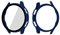 Brifu Custodia compatibile con Samsung Galaxy Watch Active 2 (40mm) PC Cover con Protezione in Vetro Temperato, Protezione Totale Ultra Sottile per Custodia Protettiva-blu