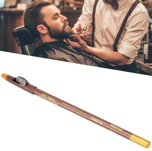 Skäggpenna, Professionell Skäggpenna Filler, Hushålls Skäggpenna Liner Forming Styling Tool, Grooming Kit Spårningsverktyg(ljusbrun)